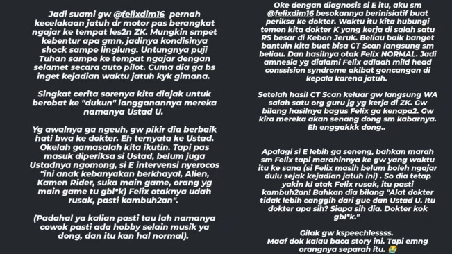 Curhatan Mantan Karywan Zendhy Kusuma (instagram)